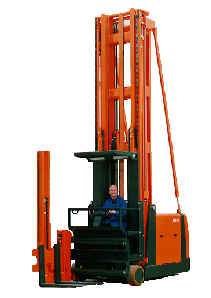 WA narrow aisle man-up forklift