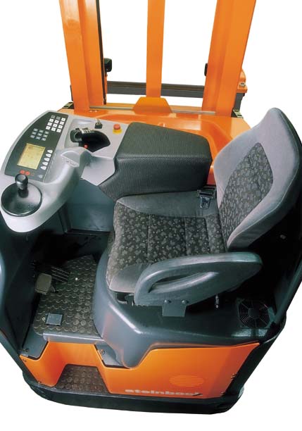 operators compartment of WD narrow aisle vehicle